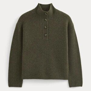 Everlane, The Cocoon Henley in Wool Cashmere